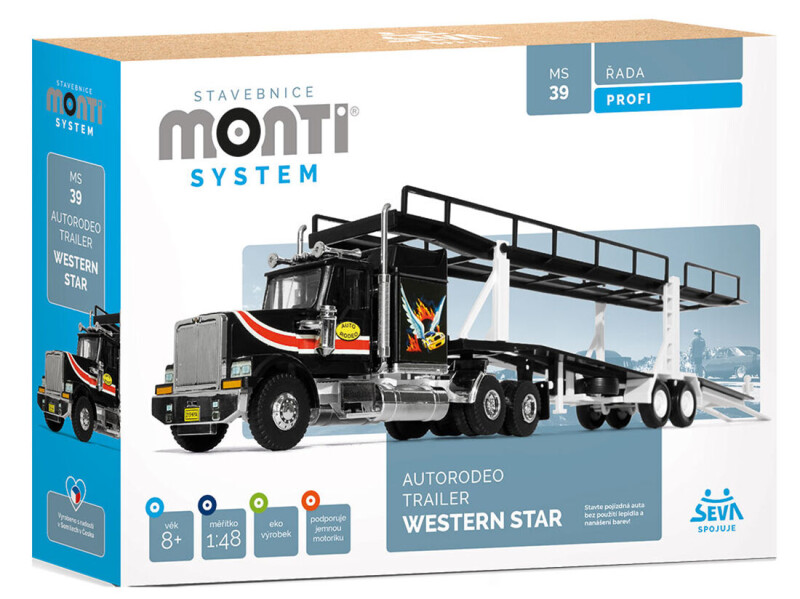 MS 39 Western star 1:48 Autorodeo Trailer 